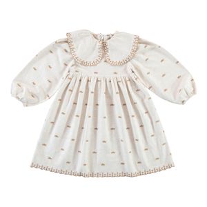 Marchio estivo stampa manica corta fiori Smocked vestito ragazze <span class=keywords><strong>abbigliamento</strong></span> per bambini fatto a mano bambino 0-12 30 anni fabbrica di <span class=keywords><strong>abbigliamento</strong></span> - Product Image 3