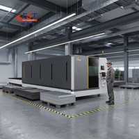 Máquina de Corte Láser de Fibra CNC Rentable 3015 1500W 2000W 3000W 6000W Equipo de Corte Láser de Fibra de Carcasa Cerrada para Metal