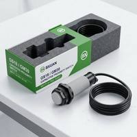 Capteur de proximité capacitif 18 mm, 8 mm, PNP NC, boîtier en laiton nickelé, DC 10-30 V, IP67, sans contact