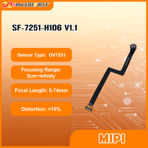 Módulo de Cámara Monocromática OV7251 de Forma Especial Personalizada, Obturador Global de 0.3MP, Interfaz Mipi de 24 Pines, Gran Angular, Tecnología COB, Nube - Product Image 3