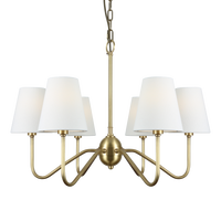 Lustre en laiton pour salon, design simple, plusieurs supports de lampe, luminaire suspendu en cuivre pour salle à manger, chambre à coucher
