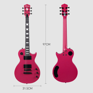 <span class=keywords><strong>Chitarra</strong></span> Elettrica Classica SurpassMusic LP a 6 Corde, Due Modelli di Livello Professionale per Principianti e Performance sul Palco - Product Image 3