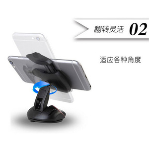 Soporte universal para teléfono de coche con ventosa, soporte multifunción para salpicadero, para parabrisas, plástico negro L1090 - Product Image 4