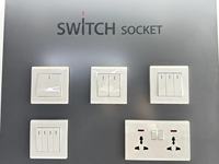Venta al por mayor de fábrica ODM/OEM Panel de PC interruptor de pared 16A táctil eléctrico 1 interruptor de banda Más vendido en África y el Sudeste Asiático