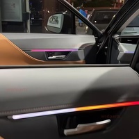 Nouvelle lumière ambiante LED à gravure laser pour Toyota Harrier/Venza 2022+ Éclairage intérieur automobile