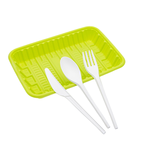 Couverts biodégradables de haute qualité, ustensiles écologiques, <span class=keywords><strong>kit</strong></span> de fourchettes et couteaux compostables - Product Image 1