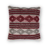 Housse de coussin marocaine bio sur mesure, couleurs pastel, coton naturel, 45x45 cm, carrée, tissée, nouée à la main, fermeture éclair
