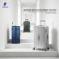 Valise ultra-légère en polycarbonate, étanche et écologique, avec serrure TSA et roues pivotantes à 360°, fabrication OEM/ODM pour les voyages d'affaires