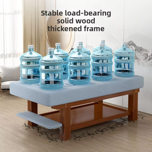 Mesa de Masaje de Madera Sólida Ancha y Moderna, Estilo Minimalista, para Salón de Belleza, Medicina Tradicional <span class=keywords><strong>China</strong></span>, <span class=keywords><strong>Tuina</strong></span>, Fisioterapia, con Reposabrazos - Product Image 6