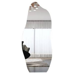 Gương không đều hình dạng, thiết kế gương cao bất đối xứng, làm thủ công - Product Image 2