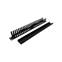 Rack de gestion de câbles 1U pour armoires, organisateur de câbles métallique 19 pouces, gestionnaire de câbles pour armoire serveur, rack de câblage horizontal