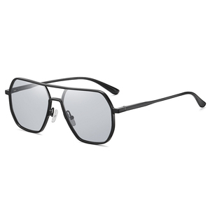 Sunway <b>Eyewear</b> 2024 Oversize Vintage Sunglasses Double Bridge Men Polarized Sport Sunglasses UV400 Night Vision Custom Logo - Product Image 1