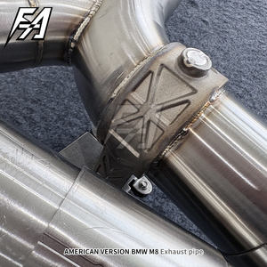 Silenciador de escape de válvula electrónica para BMW M850/M850i 4,4 T G14/G15/G16 2019-2023, tubo de escape trasero de gato de acero inoxidable - Product Image 6