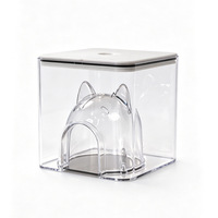 Maison de refroidissement pour hamster en plastique, abri pour hamster doré, nid de sommeil, habitat, article de décoration, cabane de refroidissement estivale avec dessus transparent
