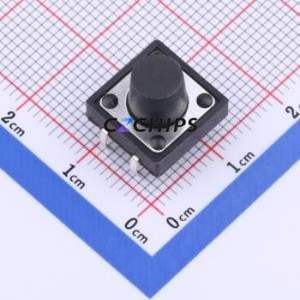 TSF001A09026A Tactile Switch DIP-4P,12x12mm Switch Round Button 2.6N Through Hole 12mm - Product Image 1