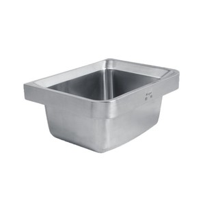 Évier de cuisine en acier inoxydable 304 Coolge, simple bac, encastrable, design rectangulaire industriel pour cantine scolaire - Product Image 4