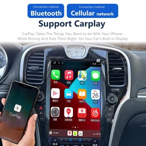 Lecteur de radio stéréo multimédia de voiture de 13.6 pouces avec Carplay WIFI lecteur DVD de voiture Navigation GPS pour Chrysler 300C 2011-2023 - Product Image 2