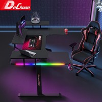 Bureau de jeu PC à prix d'usine avec étagères amovibles pour moniteur, idéal pour la revente