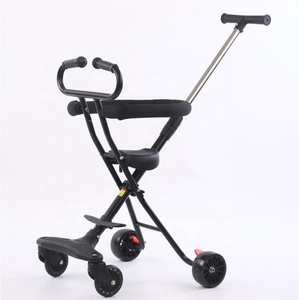 Patinete de viaje ultraligero para bebé, 5 <span class=keywords><strong>ruedas</strong></span>, plegable y portátil, carrito de bebé, andador - Product Image 6