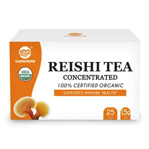Factory Supply Improve Immunity Organic Reishi Mushroom Concentrated Tea Lingzhi Organic Ganoderma Tea