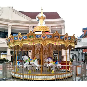 China Amusement Park Chinese Fun Fair Outdoor Funfair Carnival Electronic Racing Games Kids Rides Horse Carousel For Sale