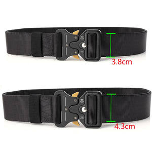 Logo personnalisé classique 3.8cm 4.3cm de large ceinture de service en tissu extérieur meilleure ceinture tactique en nylon pour hommes avec boucle à dégagement rapide - Product Image 6