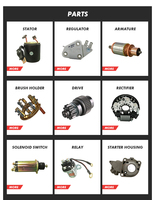 Moteur de démarrage diesel d'origine M2T62271 CST35123 E303 920670 3266A00100 pour pièces détachées de machines de construction