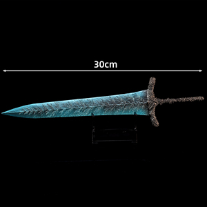 Épée de collection <span class=keywords><strong>Elden</strong></span> <span class=keywords><strong>Ring</strong></span>, modèle Dark Moon Greatsword, 30 cm, style jeu, jouet et objet décoratif - Product Image 5