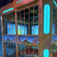 Machine d'arcade Escape Room en peluche compacte, jeu de puzzle interactif, stand de jeu court pour parc d'attractions intérieur et aire de jeux