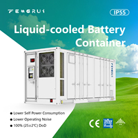 Conteneur de batterie liquide refroidi de 20 pieds, 5,015 MWh, à faible bruit et haute densité énergétique, pour applications hors réseau sur les îles et dans les mines éloignées - Prix de gros