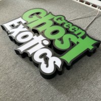 Boîte à lumière LED personnalisée la plus populaire pour l'extérieur Panneau d'affichage Publicité Équipement Boîte lumineuse Panneau avec logo et lettres