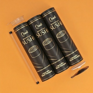 Tubo di Carta Ecologico Personalizzato per Imballaggio Alimentare, Design Stampato su Misura per Sushi - Product Image 4