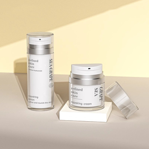 Trắng + Bạc không có không khí mỹ phẩm 30g 50g Kem Jar 50ml 100ml Báo Chí chai lotion - Product Image 3