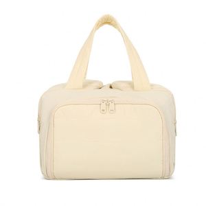 Bolsa de Maquillaje Portátil Impermeable con Cierre, para Viaje, Almacenamiento de Cosméticos, Personalizable, con Abertura Amplia, de Nailon Suave, Diseño Galaxia, Novedad 2026 - Product Image 1