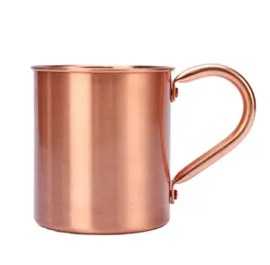 Taza de cobre 100% puro hecha a mano, Moscow Copper Mule, 420ML