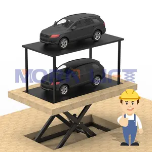 MORN Scheren bühnen Tisch stationäre Auto Scheren bühne Schere Auto Garage Lift hydraulische Laderampe Lifter