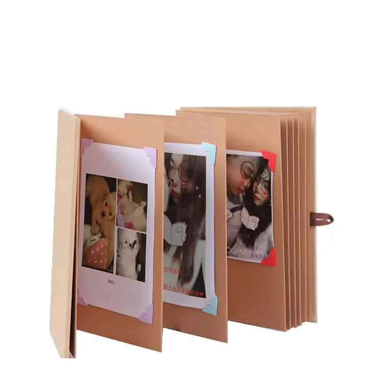 Album di pagine pieghevoli a fisarmonica personalizzato album fotografico fatto a mano fai da te
