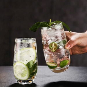 Copa de cóctel Collins de pared recta para Long Island Iced Tea, Gin Tonic, Mojito - Cristalería de diseño nórdico/minimalista - Product Image 4