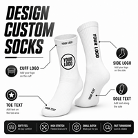 Chaussettes de course personnalisées en tricot unisexe, chaussettes de sport de basketball, chaussettes d'entraînement athlétique avec logo personnalisé