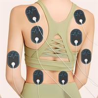 8 Patchs de Massage TENS Rechargeables pour Soulager la Douleur Corporelle, Appareil Portable de Thérapie TENS pour Soulager les Douleurs Menstruelles