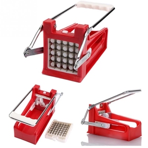 AA444 Home French Tools Potato Chip Chopper French Fry <strong>Cutter</strong> <strong>Veg</strong> <strong>Slicer</strong> Stainless Steel Manual Potato <strong>Cutter</strong> Potato <strong>Slicer</strong> - Product Image 4