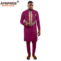 Nouvel Arrivage 2025 : Ensemble de Pantalons Décontractés Africains pour Hommes – Style Africain, Grande Taille