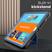 Bumper TPE Tablet Case pour iPad 7th 8th 9th 10.2 Cover Built in Folding Kickstand