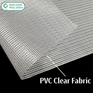 Bâche imperméable blanche transparente <span class=keywords><strong>de</strong></span> PVC <span class=keywords><strong>de</strong></span> tissu <span class=keywords><strong>de</strong></span> maille 1000D pour le jardin <span class=keywords><strong>de</strong></span> <span class=keywords><strong>serre</strong></span> chaude - Product Image 1