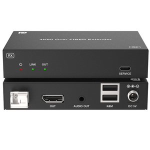 ตัวขยายสัญญาณ DisplayPort 4K60 ผ่านไฟเบอร์ พร้อม KVM ระยะไกลสูงสุด 10 กม. ผ่าน<span class=keywords><strong>สาย</strong></span>ไฟเบอร์แบบ Single-mode - Product Image 6
