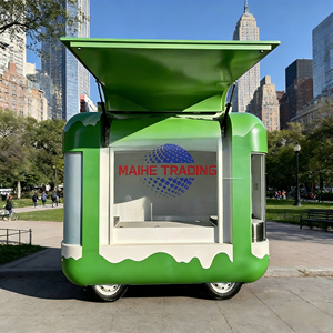 Fast Food Vending Cart Catering Cart Mobile Bar <b>Ice</b> Cream Truck Tricycle Food Truck with Kitchen - Product Image 6