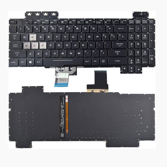 Keyboard Compatible with Asus TUF Gaming FX505 FX505DD FX505DV /DU / DY / GD / GE / GM / GT TUF705DD / DT / DUFX86  RGB Backlit