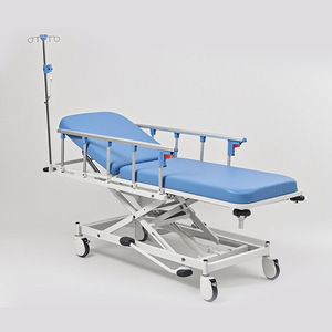 Cama de Hospital Manual Zetai Wanjia ZE-ZYC con Altura Ajustable para Transporte de Pacientes, Uso en Emergencias y Ambulatorio - Product Image 1