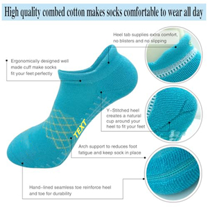 مخصص للجنسين الجوارب الرياضية الكاحل تصميم النص الخاص بك جورب رياضي مخصص متماسكة الرياضة جورب مع الشعار - Product Image 6