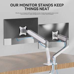 2025 <span class=keywords><strong>Support</strong></span> d'adaptateur de bras de moniteur <span class=keywords><strong>Pc</strong></span> à double <span class=keywords><strong>support</strong></span> de haute qualité pour l'écran du moniteur 17-35 <span class=keywords><strong>pouces</strong></span> - Product Image 5